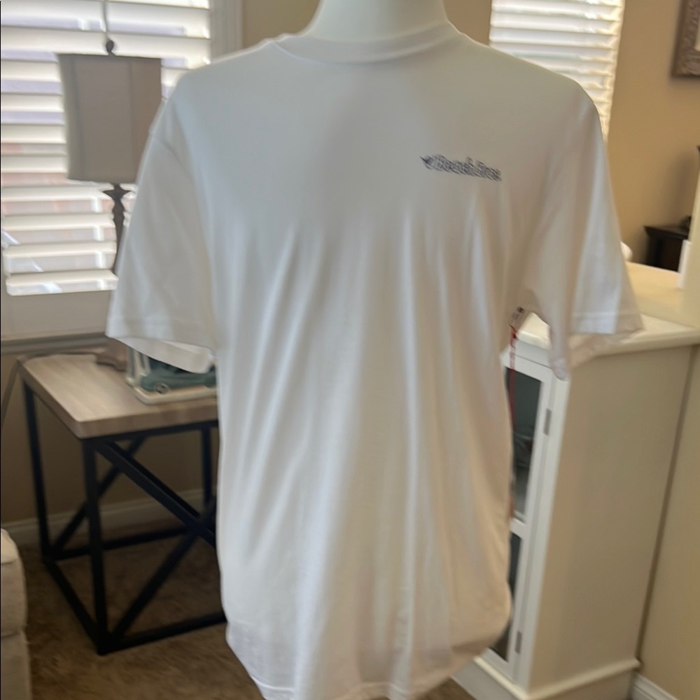 Crisp White Short Sleeve Crew Neck Tee